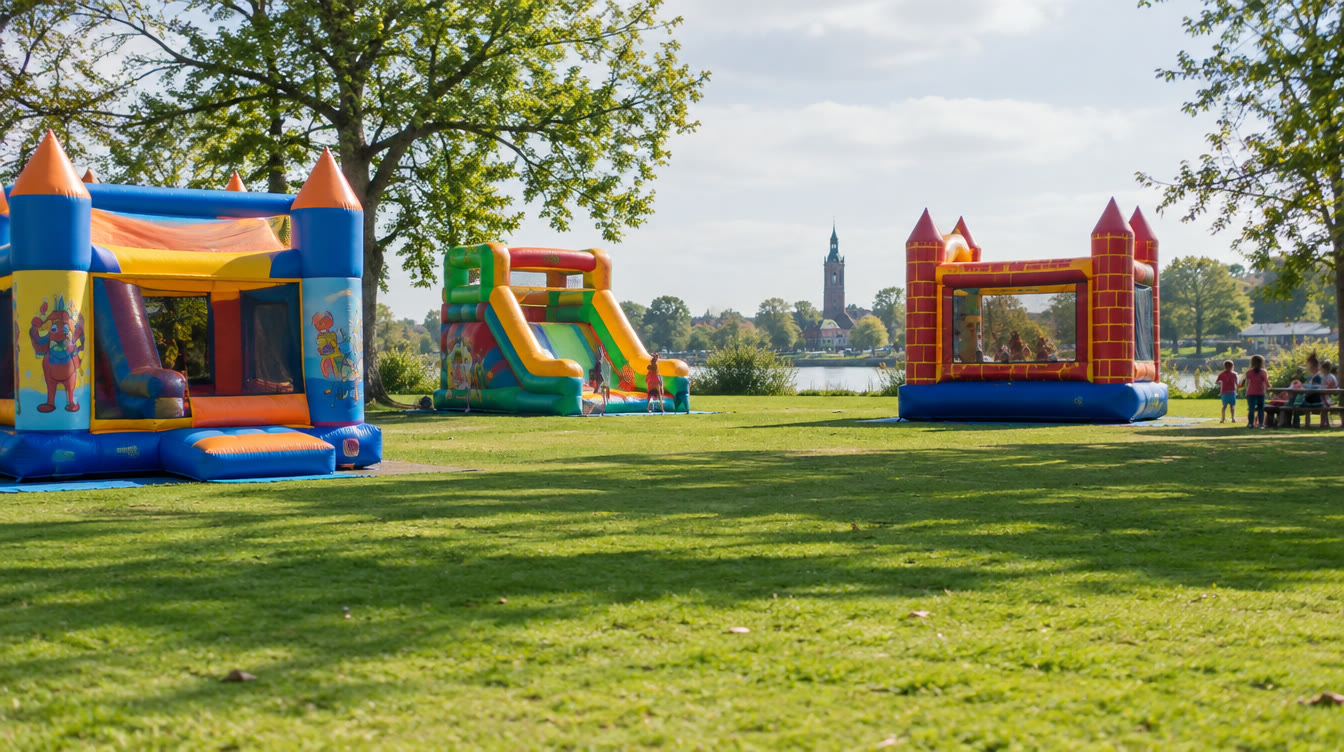 Springkussen kiezen: maten en type feest